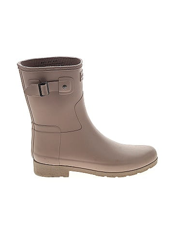 tan hunter rain boots