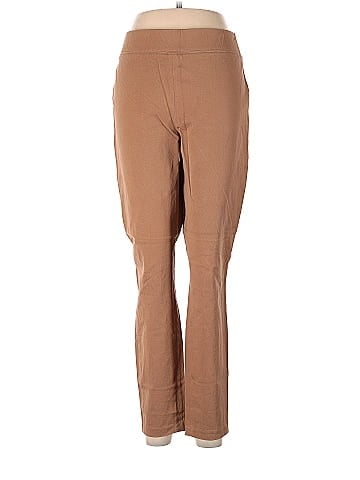 Talbots Polka Dots Brown Casual Pants Size 8 - 78% off