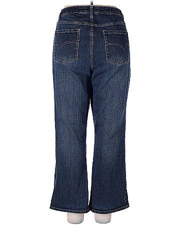 Fashion Bug Solid Blue Jeans Size 4 (Plus) - 57% off