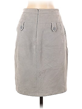 Halston Heritage Faux Leather Skirt (view 2)