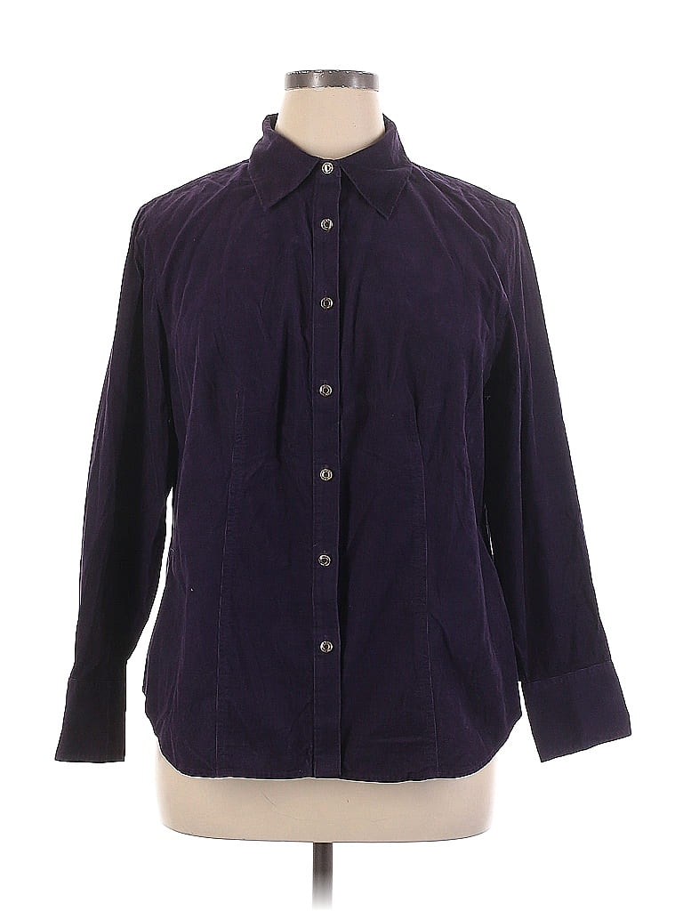 Lamptons Long Sleeve Tee Washed Purple