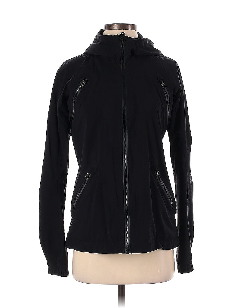 Lululemon Athletica 100% Nylon Solid Black Jacket Size 4 - 54% off ...