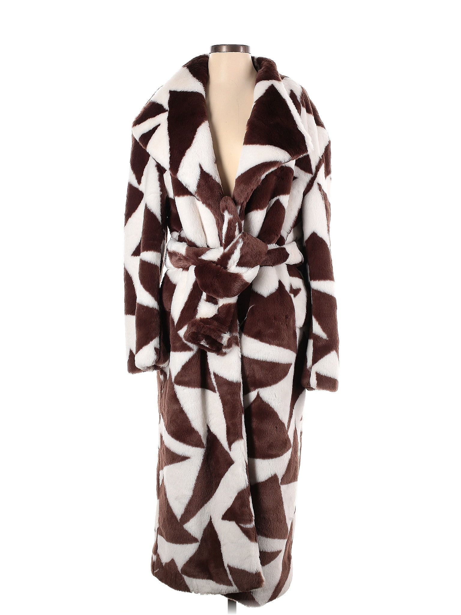 Ronny Kobo Multi Color Burgundy Coat Size S 83 off thredUP