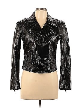 Agnes B. Faux Leather Jacket (view 1)
