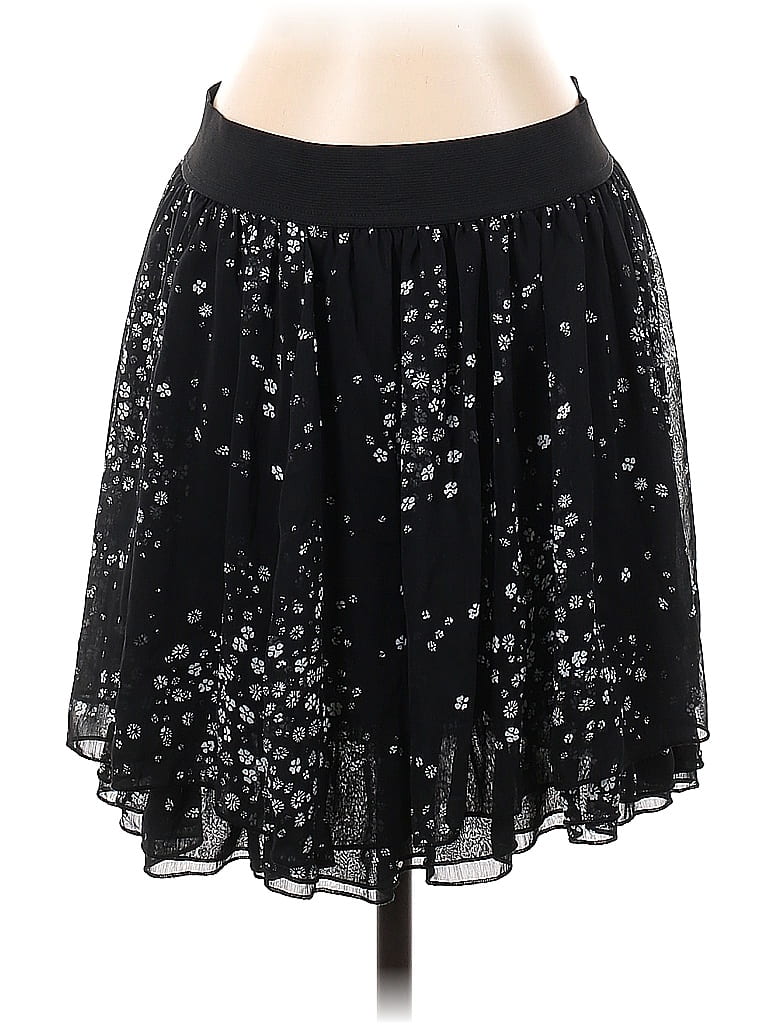 Express 100% Polyester Floral Black Casual Skirt Size S - 74% off | thredUP
