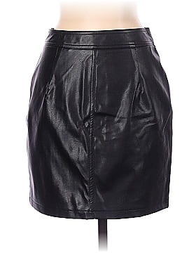 Art + Ephect Faux Leather Skirt (view 2)