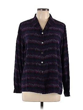 Liz Claiborne Collection Long Sleeve Silk Top (view 1)