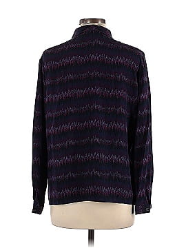 Liz Claiborne Collection Long Sleeve Silk Top (view 2)