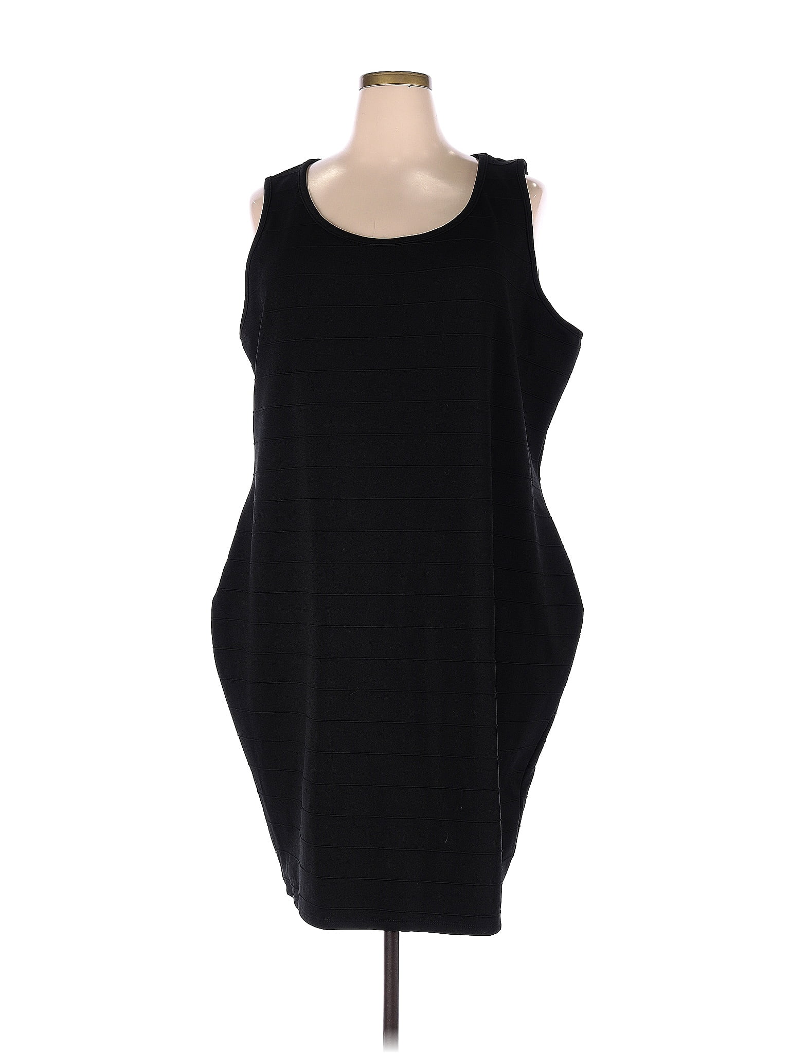 Lane Bryant Solid Black Cocktail Dress Size 28 (Plus) - 59% off | thredUP