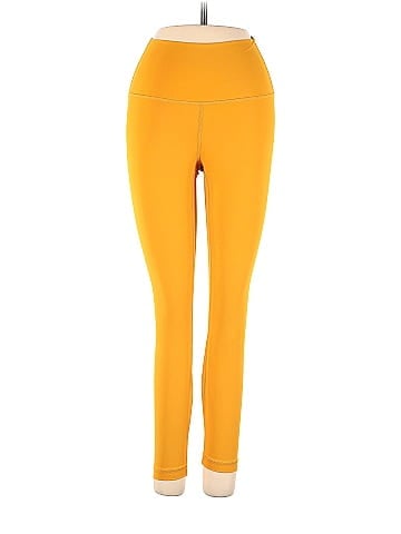 90 Degree by Reflex Solid Yellow Leggings Size XL - 56% off