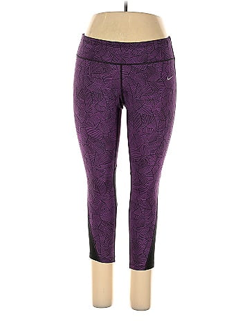 Nike Purple Active Pants Size XL - 59% off