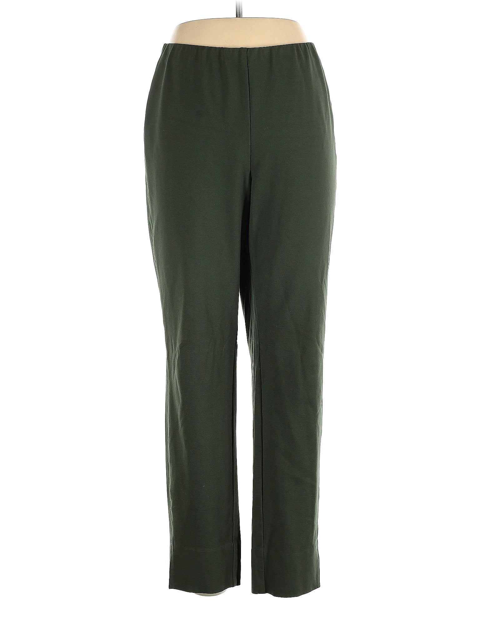 J.Jill Solid Green Dress Pants Size L - 71% off | thredUP