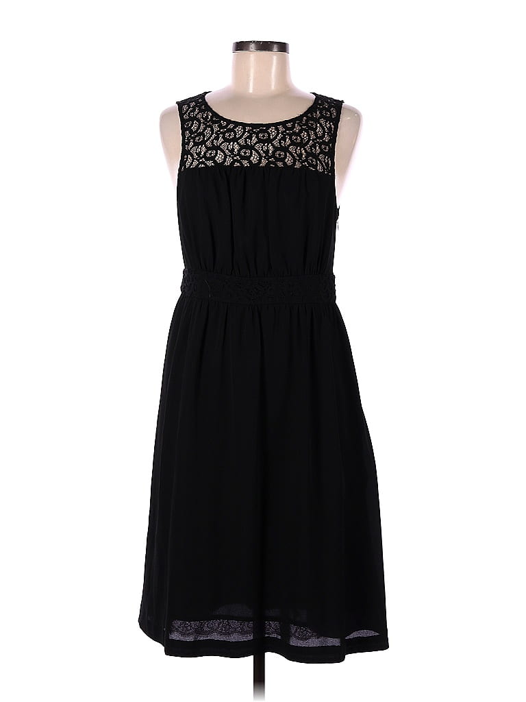 HD in Paris 100% Polyester Black Cocktail Dress Size 8 - photo 1