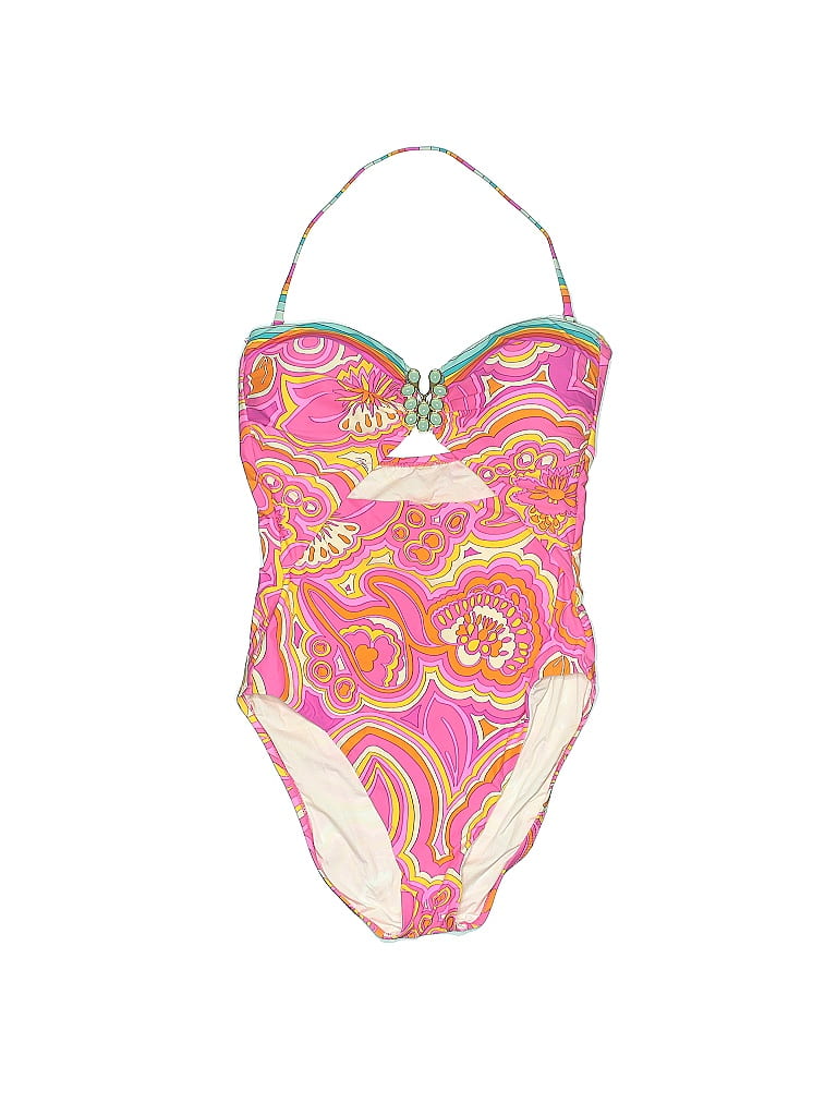 Trina Turk Multi Color Pink One Piece Swimsuit Size 8 - 66% off | thredUP