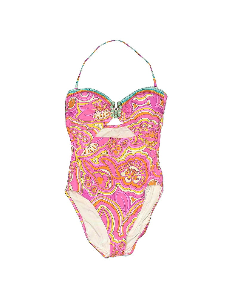 Trina Turk Multi Color Pink One Piece Swimsuit Size 8 66 Off Thredup 5514