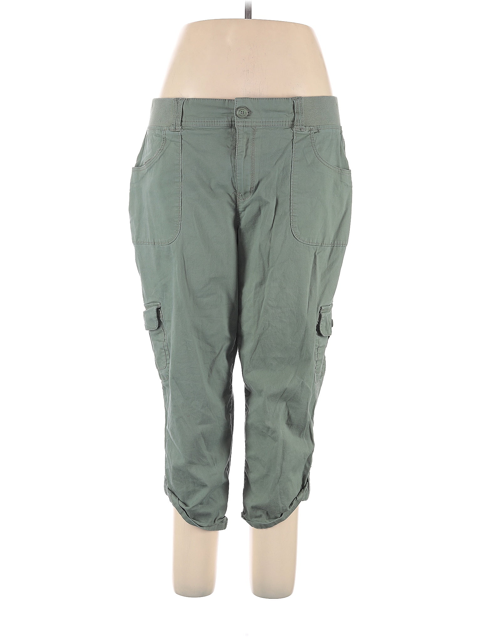 Gloria Vanderbilt Solid Green Cargo Pants Size 16 52 Off ThredUP gloria-vanderbilt-solid-green-cargo-pants-size-16-52-off-thredup