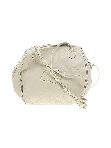 Carlos Falchi Solid Ivory Crossbody Bag One Size - 75% off | ThredUp