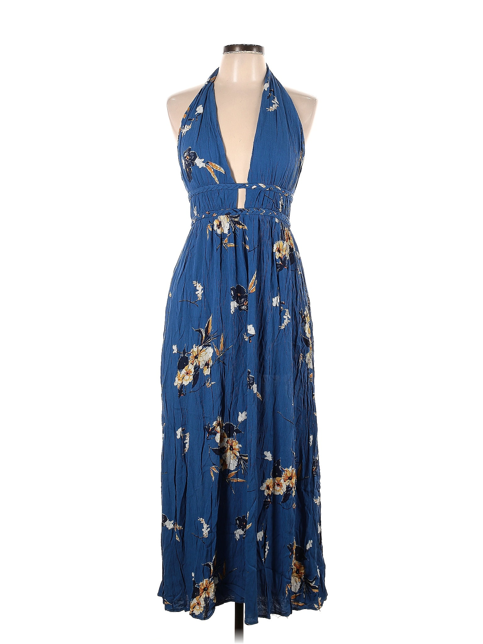 Illa Illa Floral Blue Casual Dress Size L - 45% off | thredUP