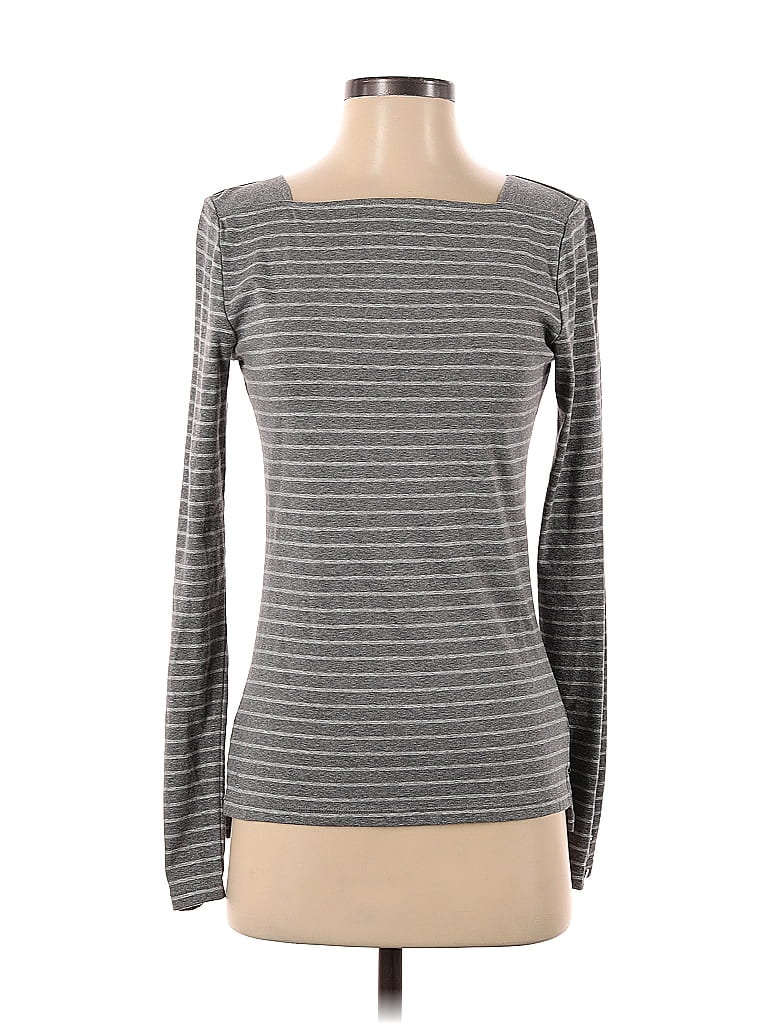 Lauren by Ralph Lauren Stripes Gray Long Sleeve Top Size S - 69% off ...