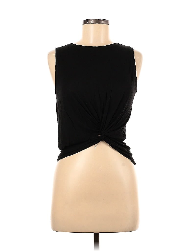 Elan 100% Rayon Black Sleeveless Blouse Size 0 - photo 1