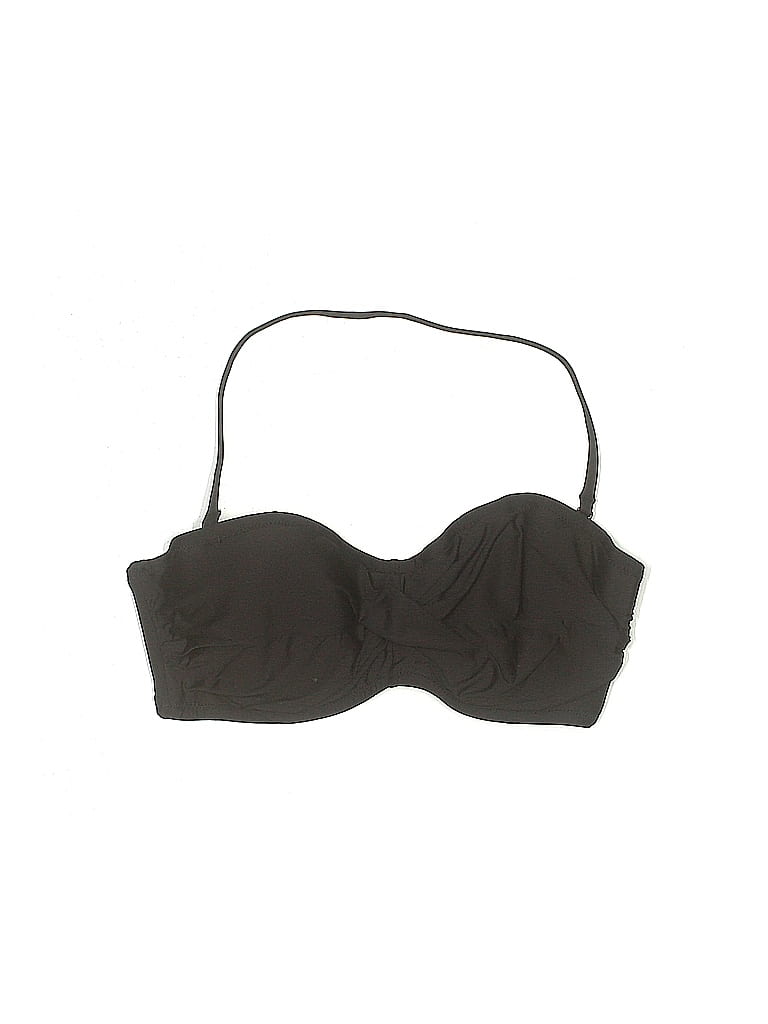 J.Crew Solid Black Swimsuit Top Size Med (34C) 68 off thredUP