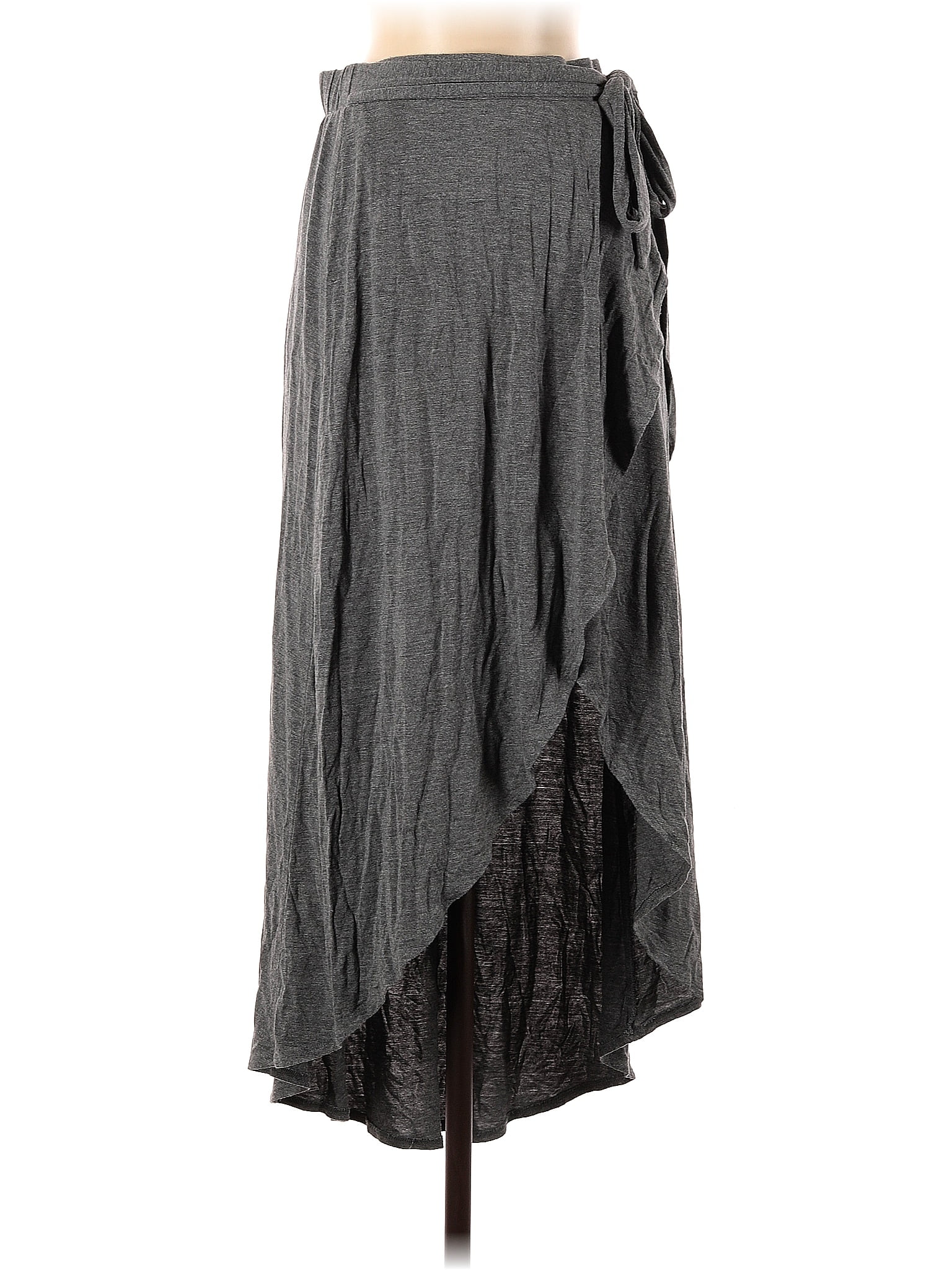 SAVVI Marled Gray Casual Skirt Size XL - 66% off