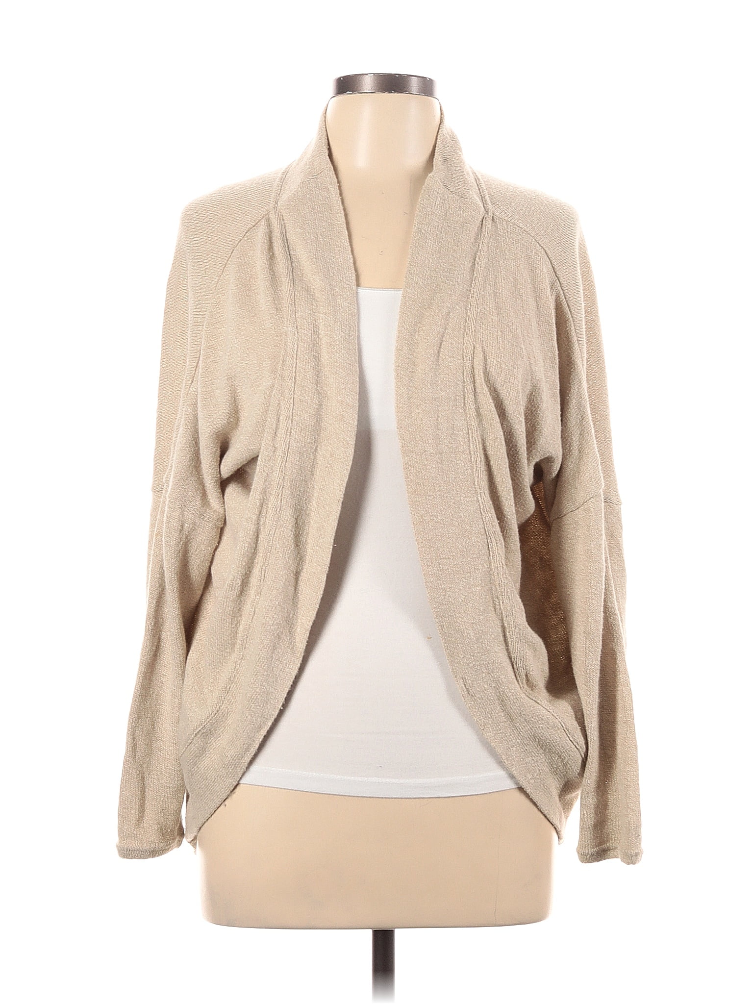 Toad & Co Color Block Solid Tan Cardigan Size M 66 off thredUP