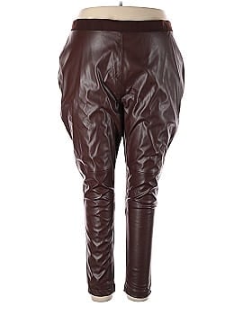Roaman's Faux Leather Pants (view 1)