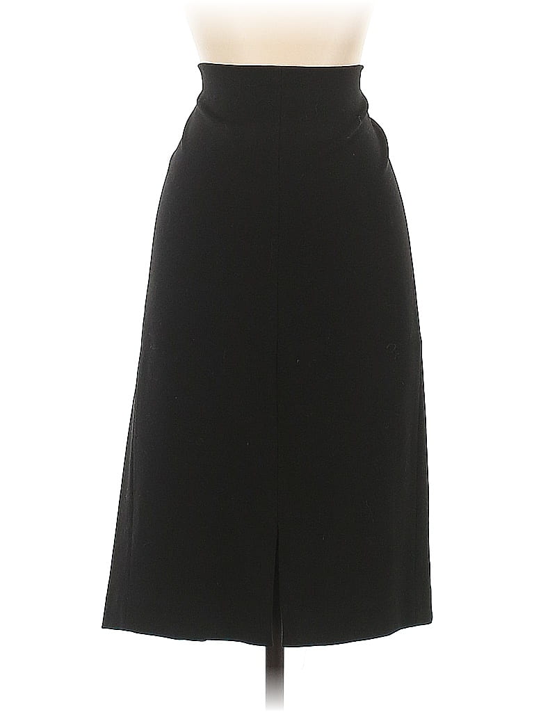 MM. LaFleur Solid Black Casual Skirt Size 1 - photo 1