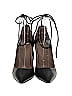 Pura Lopez 100% Leather Black Heels Size 37 (EU) - photo 2