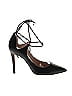 Pura Lopez 100% Leather Black Heels Size 37 (EU) - photo 1