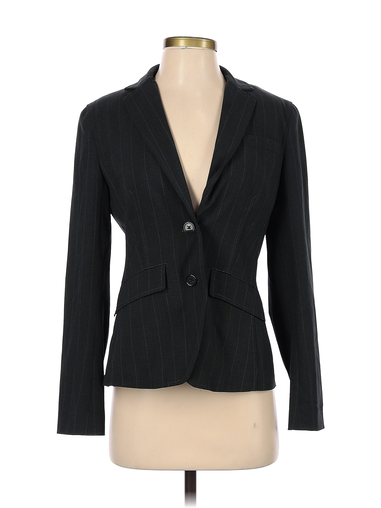 Banana Republic Factory Store Stripes Black Blazer Size 4 - 82