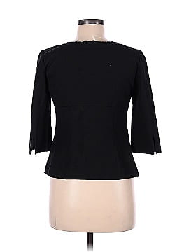 Chloé Short Sleeve Frayed Collar Jacket (view 2)