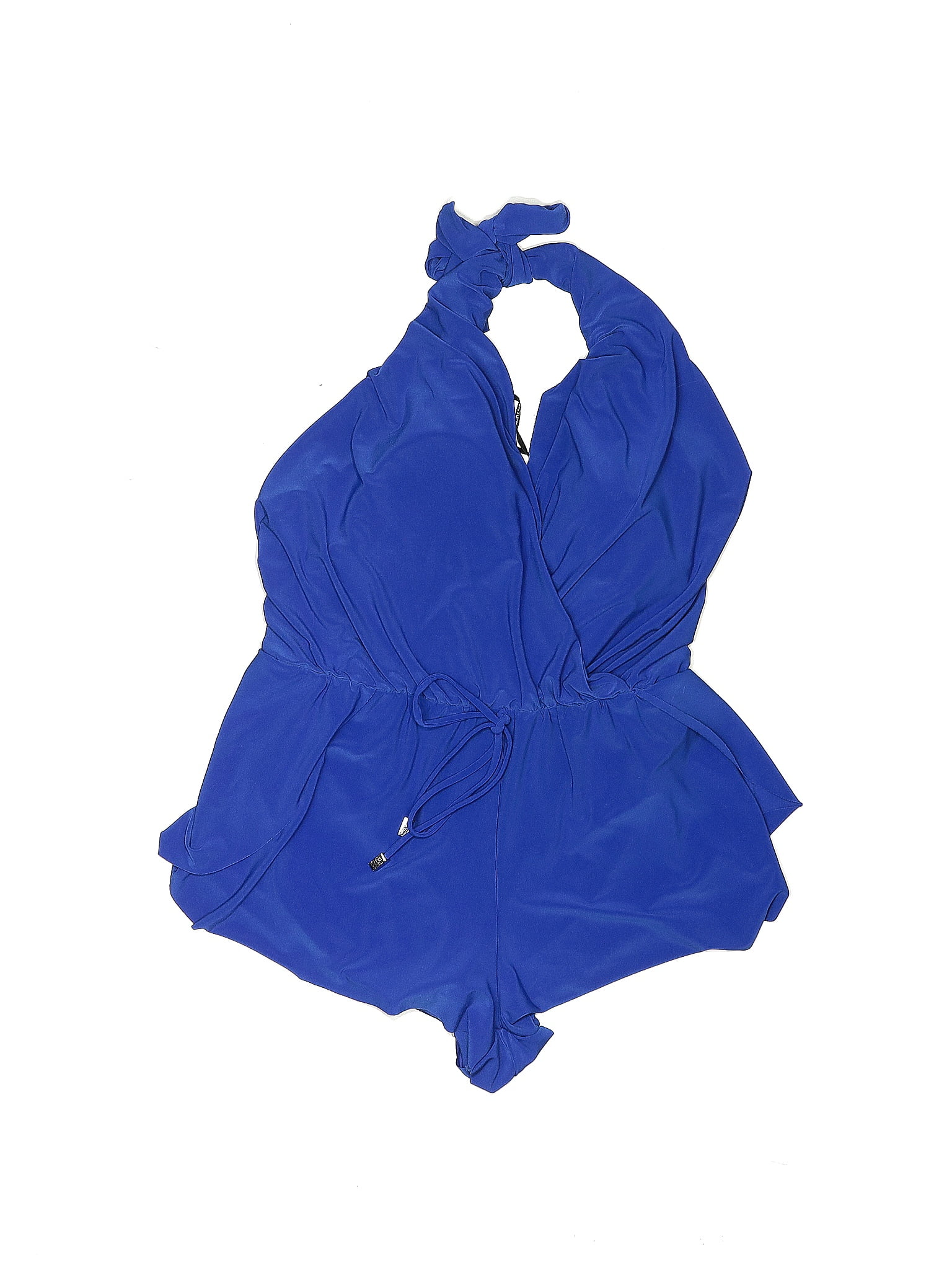 Magicsuit Solid Blue One Piece Swimsuit Size 8 50 off thredUP