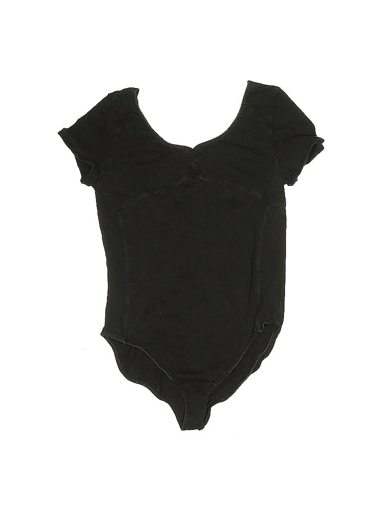 Danskin Now Solid Black Bodysuit Size 14 40 off thredUP