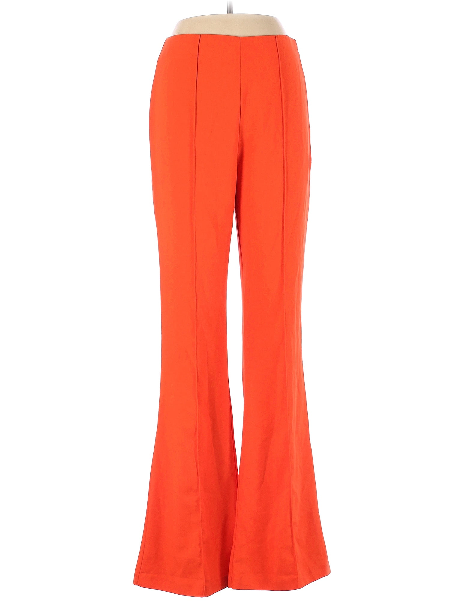 AQ/AQ 100% Polyester Solid Orange Dress Pants Size 8 - 80% off | thredUP