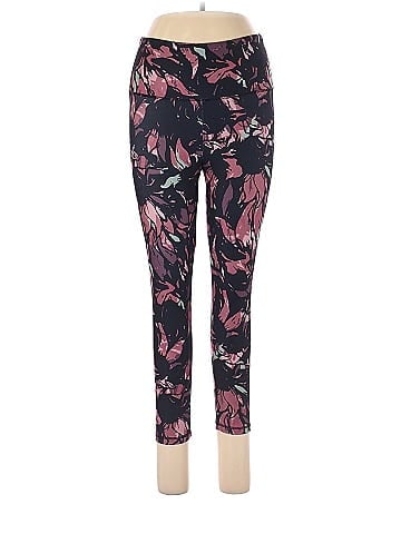 Balance Collection Floral Pink Active Pants Size M - 73% off