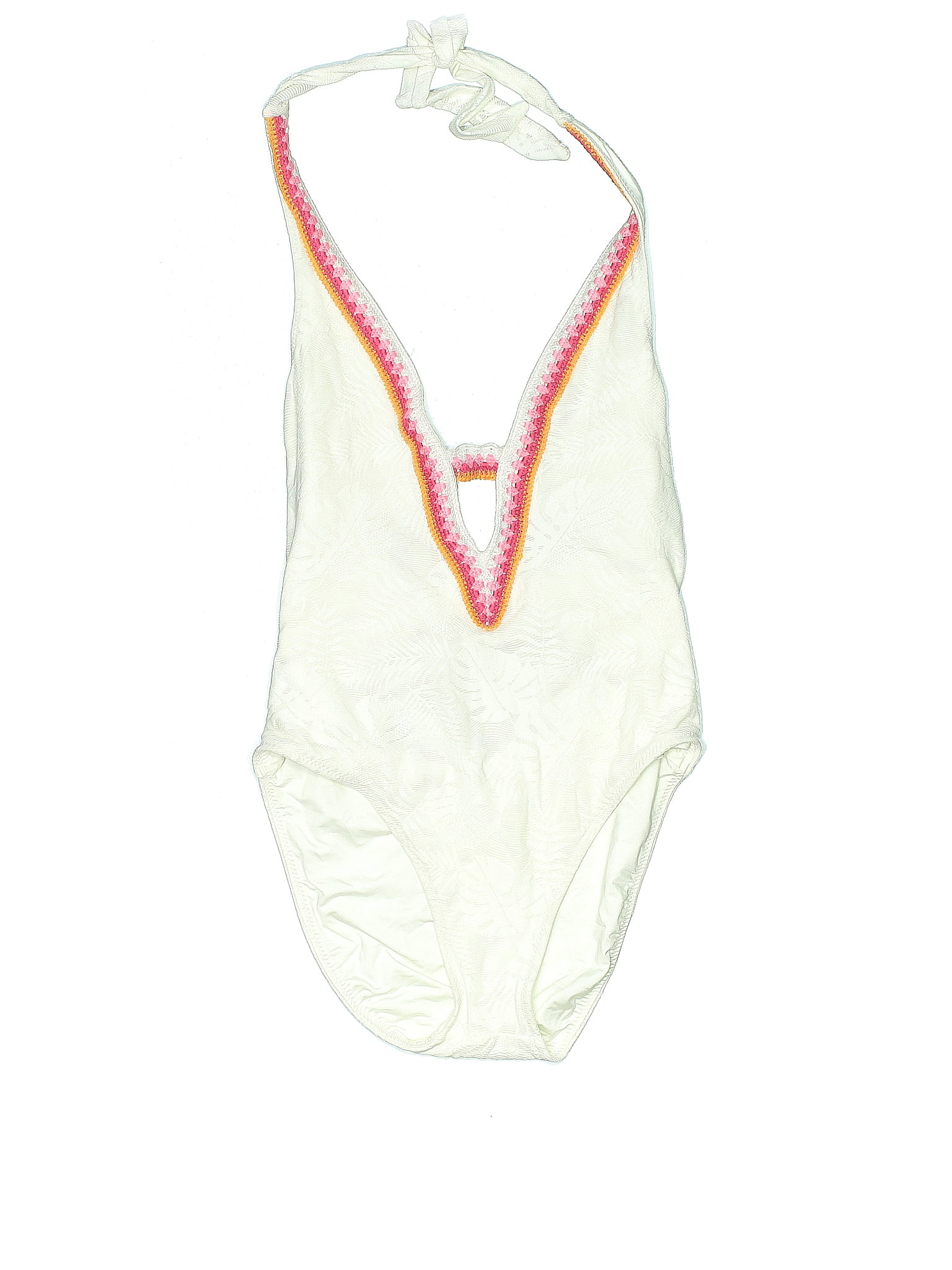 Trina Turk Solid White Ivory One Piece Swimsuit Size 6 74 Off Thredup