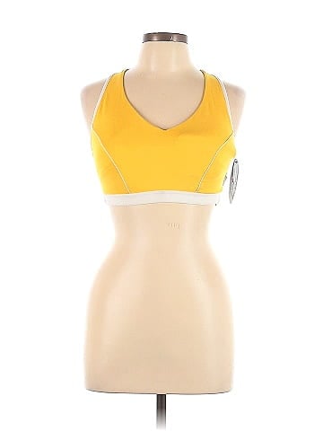 Shock Absorber Color Block Yellow Sports Bra Size XL (38D) - 35% off