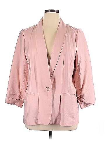 LC Lauren Conrad Solid Pink Jacket Size XXL - 72% off