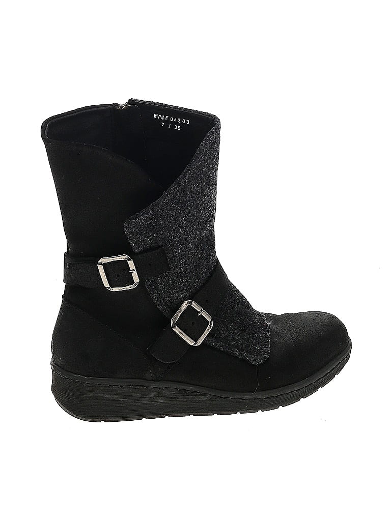 Born Handcrafted Footwear Solid Black Boots Size 7 - 56% off | thredUP