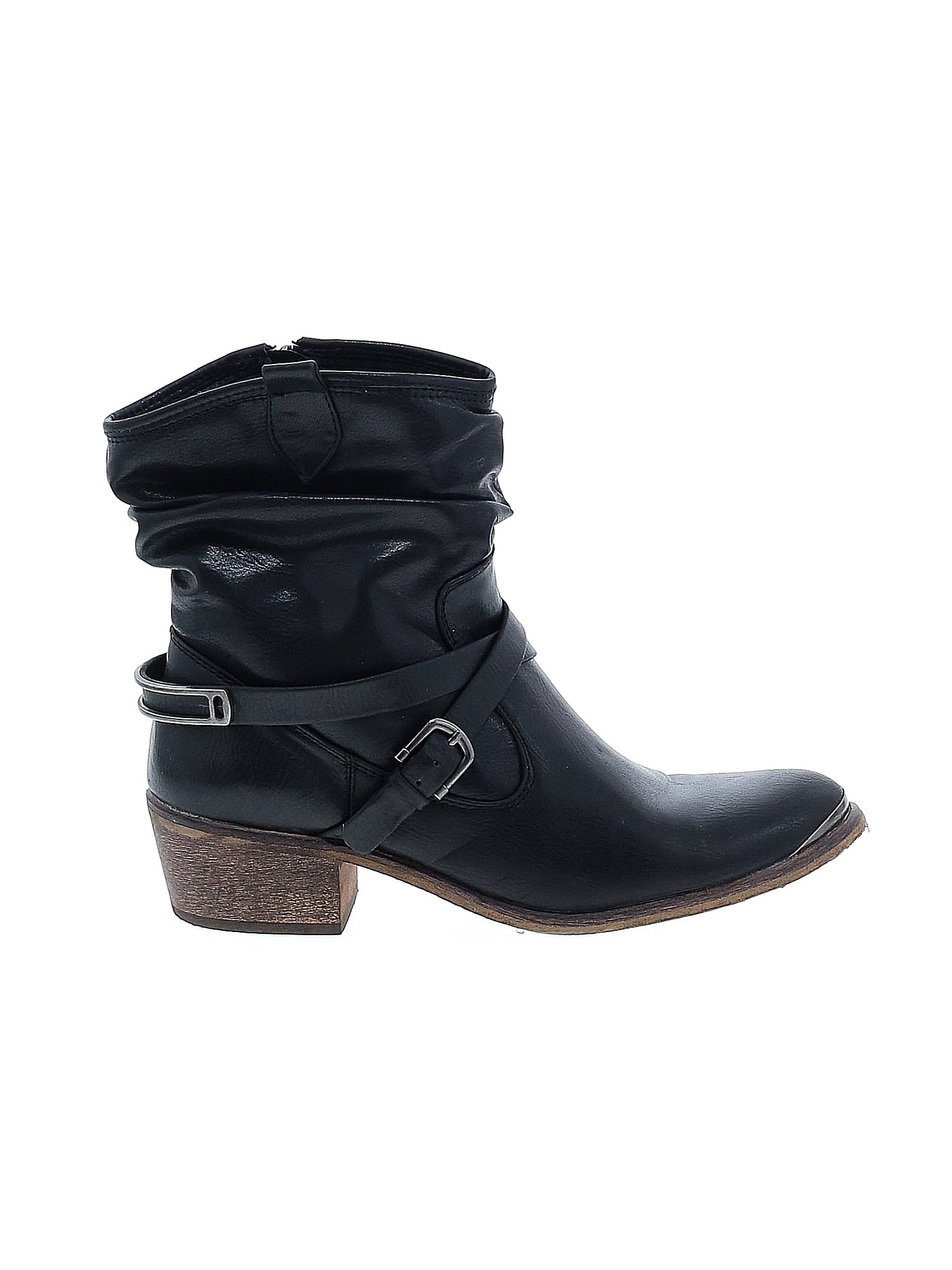 Bare Traps Solid Black Ankle Boots Size 10 - 58% off | thredUP
