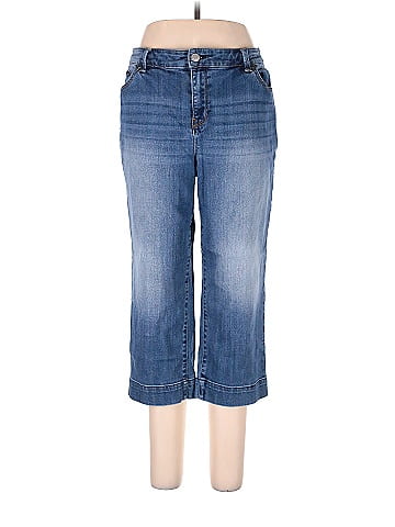 Travelers by Chico's Solid Blue Casual Pants Size Lg (2) - 73% off