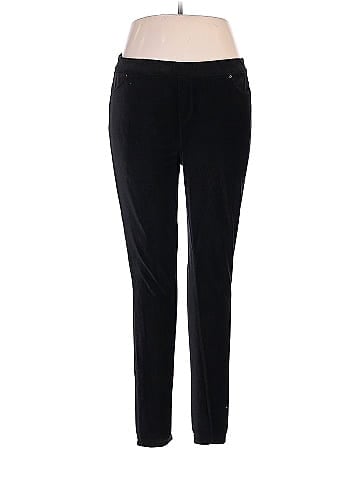 Simply Vera Vera Wang Solid Black Casual Pants Size XL - 53% off