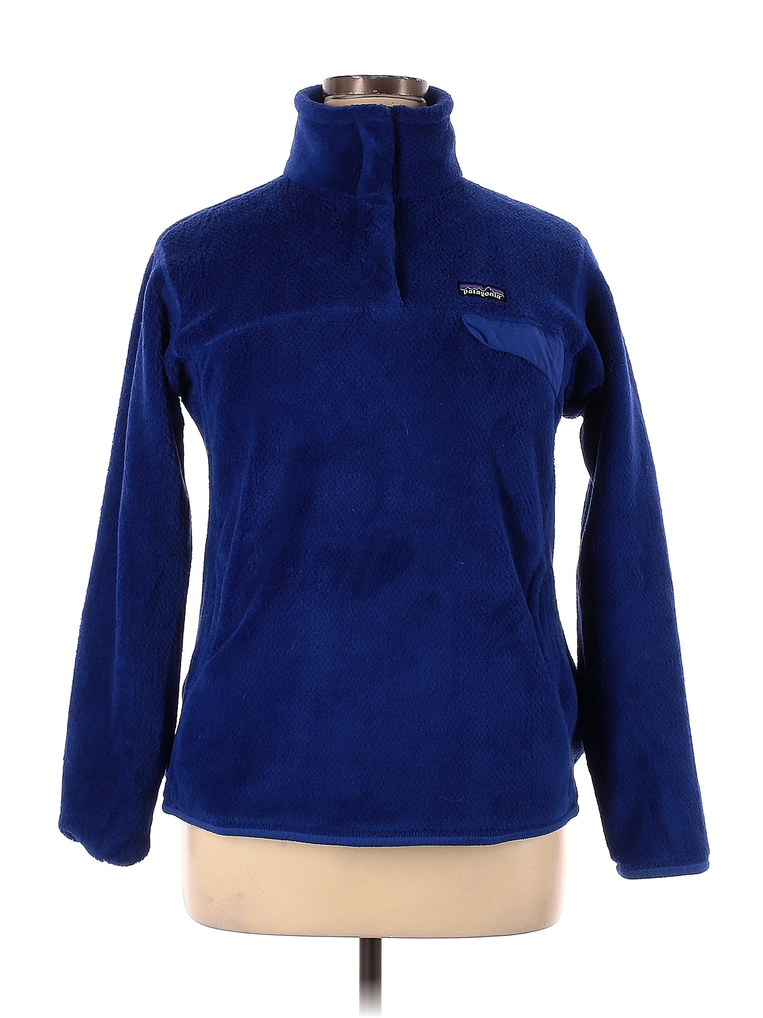 Patagonia 100% Polyester Solid Sapphire Blue Fleece Size XL - 54% off ...