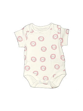 The Little White Company Short Sleeve Onesie (view 1)