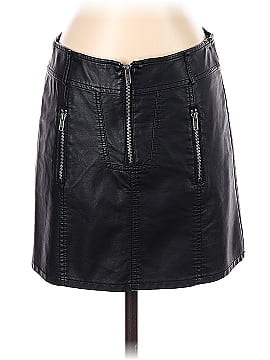 Allen B. by Allen Schwartz Faux Leather Skirt (view 1)