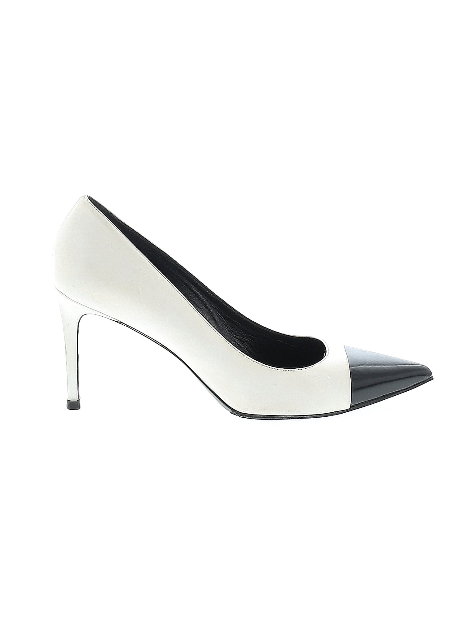 Saint Laurent 100% Leather White Heels Size 40 (EU) - 81% off | thredUP