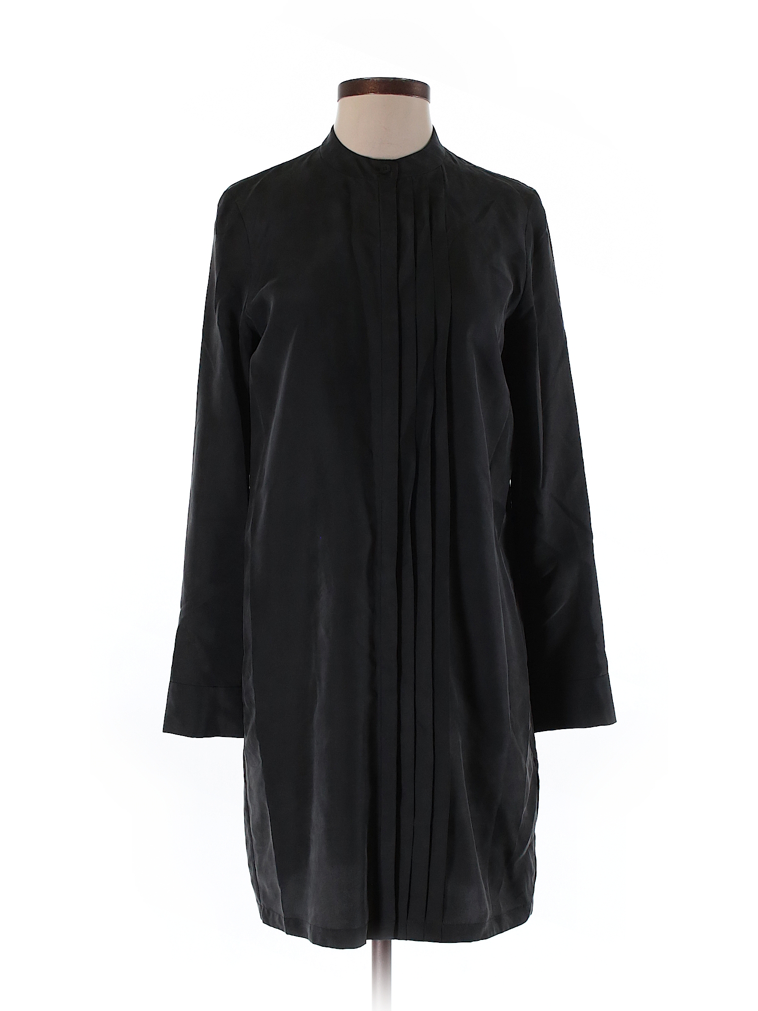 Kate Spade New York 100% Silk Solid Gray Silk Dress Size XS - 95% off ...