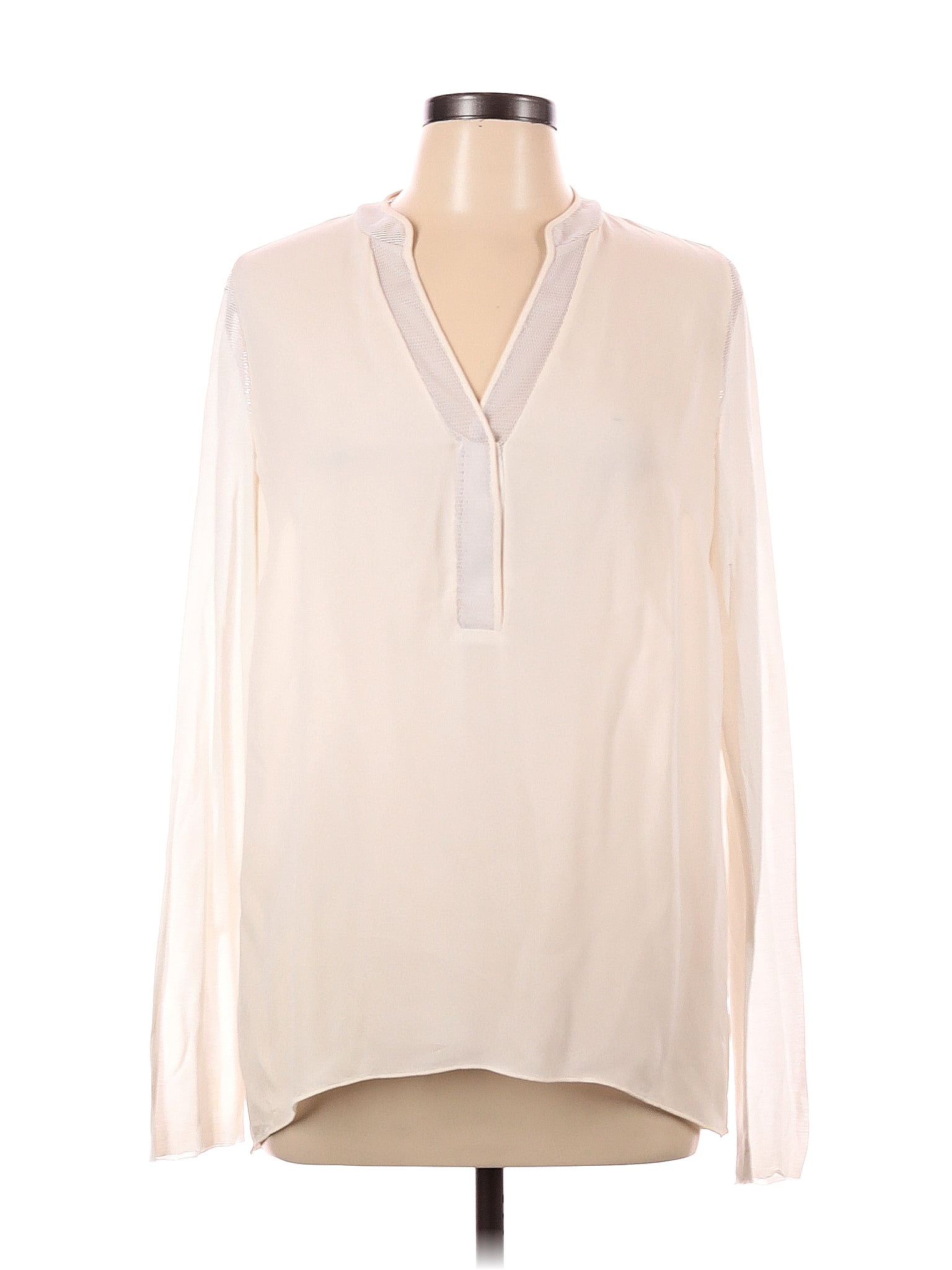 売れ筋がひ！ eaphi volume sleeve sheer blouse ivory